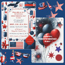 Recherche de american flag invitations Étoiles et rayures