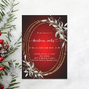 Recherche de rouge et vert noël invitations Minimaliste