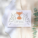 Zoek naar woodland fox invitations Rustisch