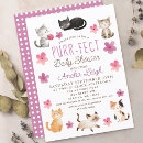 Recherche de cat baby shower invitations Aquarelle