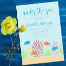 Recherche de aqua baby shower invitations Sous la mer