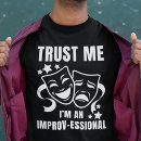 Recherche de comédien tshirts Improvisation