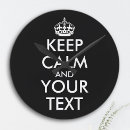 Recherche de calme horloges Restez calme et continuez