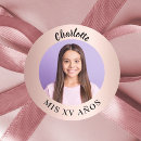 Recherche de anniversaire de 15 ans autocollants Faveurs du parti