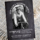 Recherche de chalkboard anniversaire invitations Noir et blanc