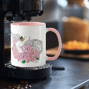 Zoek naar zwanen mokken Roze