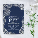 Recherche de dentelle bleu marine invitations Pour elle