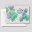 Recherche de vert et bleu vœux cartes Simple