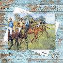 Recherche de cheval course cartes postales Pur