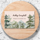 Recherche de garde forestier cartes visite Rustique