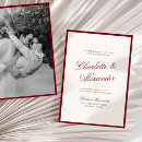 Recherche de vieux mariage invitations Classique