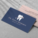 Recherche de dentiste bleu cartes visite Professionnel