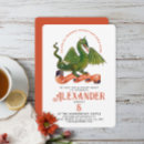 Recherche de dragon vert invitations Conte de fées