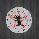 Recherche de chats noirs horloges Halloween