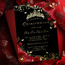 Recherche de noir rouge or invitations Pour tous