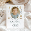 Recherche de or baptême invitations Fille