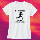 Recherche de drôles pour des coureurs tshirts Pour elle
