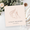 Recherche de ciseaux coiffeur cartes visite Salon beauté