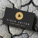 Zoek naar video editor visitekaartjes Studio