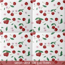 Recherche de cerise carreaux Fleurs