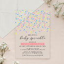 Recherche de baby sprinkle invitations Coloré