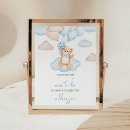 Recherche de douche de bébé posters Bleu