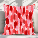 Recherche de rouge abstrait coussins Rose
