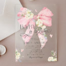 Zoek naar pastel pink babyshower uitnodigingen Waterverf