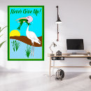 Recherche de oiseau bleu posters Drôle