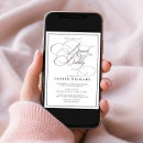 Recherche de modern brunch bridal shower invitations Élégant