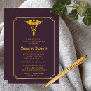 Recherche de médecine remise diplôme invitations Caducée