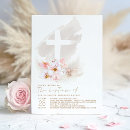 Recherche de croix rose invitations Minimaliste simple