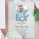 Recherche de blue teddy bears baby shower invitations Mother to be