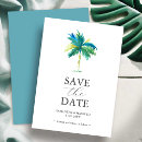 Recherche de palm tree wedding save the dates Couple