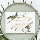 Recherche de palmier vert invitations Bride