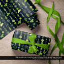 Recherche de trèfle vert papier cadeau Moderne
