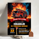 Recherche de camion rouge invitations Boy