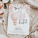 Recherche de montgolfière anniversaire invitations Girl