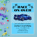 Recherche de voiture de sport invitations Fête d'anniversaire