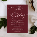 Recherche de rouge et blanc mariage invitations Pour elle