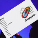 Recherche de microbiologie cartes visite Bactéries