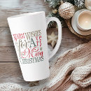Recherche de souhaits de noël tasses Typographie