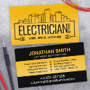 Recherche de entrepreneur électrique cartes visite Entrepreneur en électricité