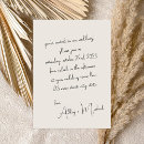 Recherche de élégant de manuscrit mariage invitations Simple