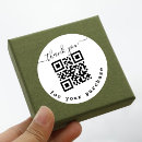 Recherche de noir et blanc merci autocollants Code qr