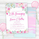 Recherche de mariage anniversaire invitations Fleurs