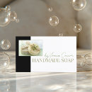 Recherche de savon naturel cartes visite Artisanal