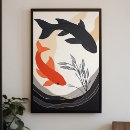 Recherche de poissons japonais de koi art Nature
