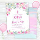 Recherche de floral pourpre rose invitations Élégant