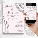 Recherche de pink bridal shower invitations Élégant et moderne